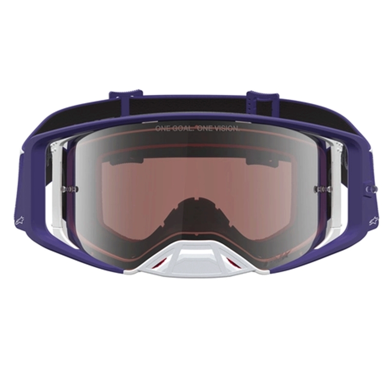 Motokrosové brýle Alpinestars Supertech Atrox modro-bílé
