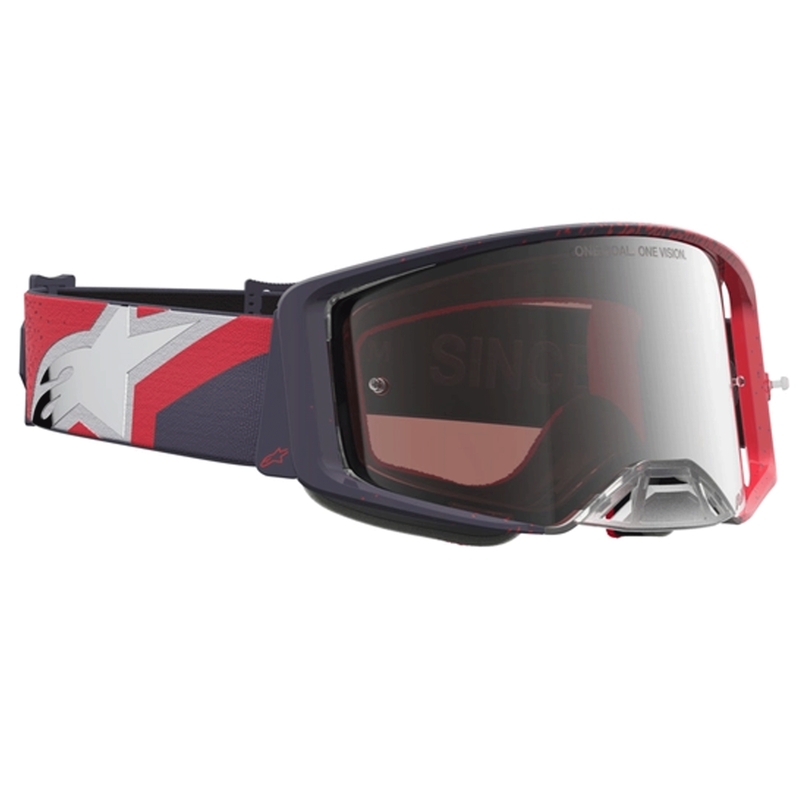Motokrosové brýle Alpinestars Supertech Hiten černo-červené