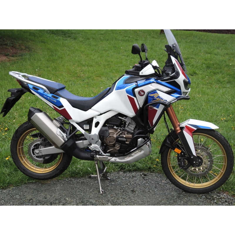 Ochranné rámy motoru RDMOTO černý vrchní a spodní pro HONDA CRF 1100 L Africa Twin 2020-2023