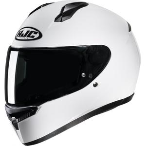 Integrální přilba na motorku HJC C10 Solid bílá - II. jakost
