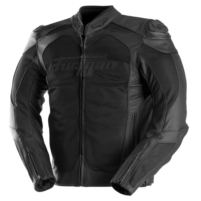 Kožená bunda na motorku Furygan Speed Mesh 3 černá - II. jakost