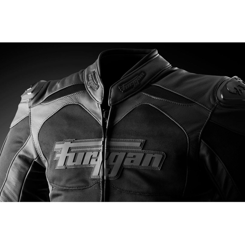 Kožená bunda na motorku Furygan Speed Mesh 3 černá - II. jakost