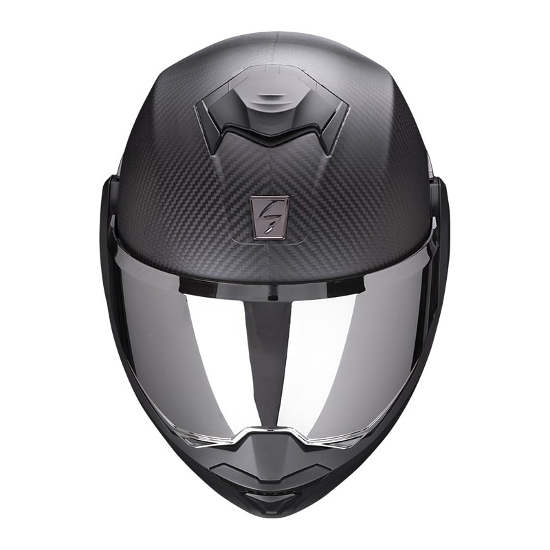 Překlápěcí přilba Scorpion EXO-TECH EVO Carbon černá matná - II. jakost