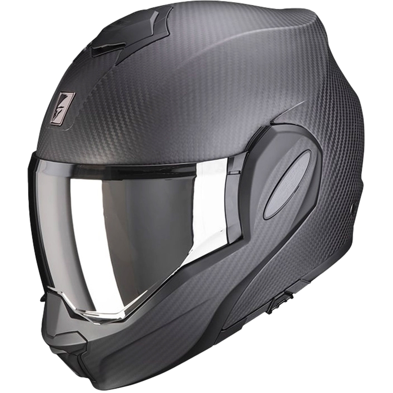 Překlápěcí přilba Scorpion EXO-TECH EVO Carbon černá matná - II. jakost