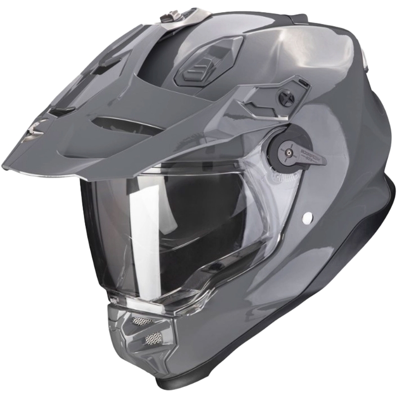Enduro přilba na motorku SCORPION ADF-9000 AIR Solid cementově šedá - II. jakost