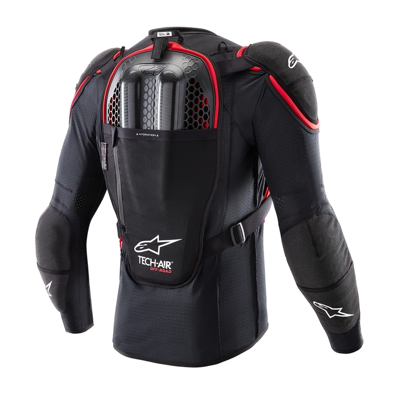 Airbagová vesta Alpinestars TECH-AIR®OFF-ROAD system černo-červená - II. jakost
