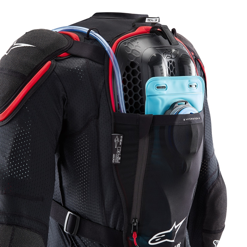 Airbagová vesta Alpinestars TECH-AIR®OFF-ROAD system černo-červená - II. jakost