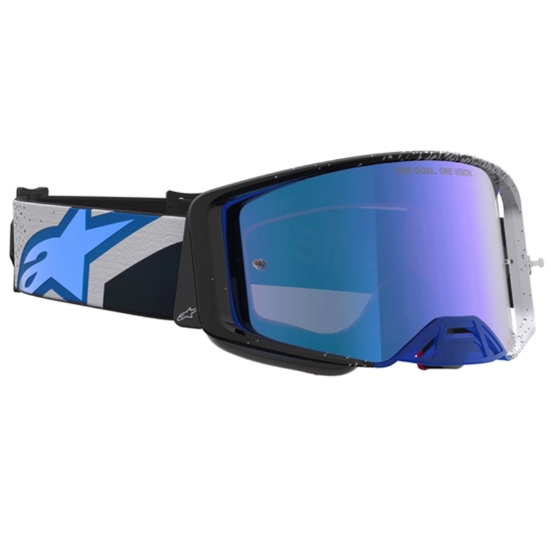 Motokrosové brýle Alpinestars Supertech Hiten černo-modré