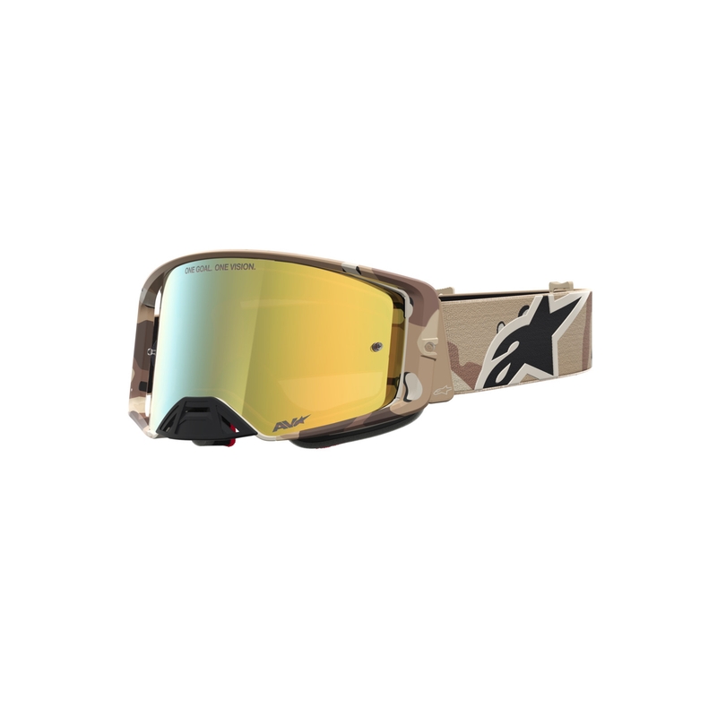 Motokrosové brýle Alpinestars Supertech Lone pískové camo