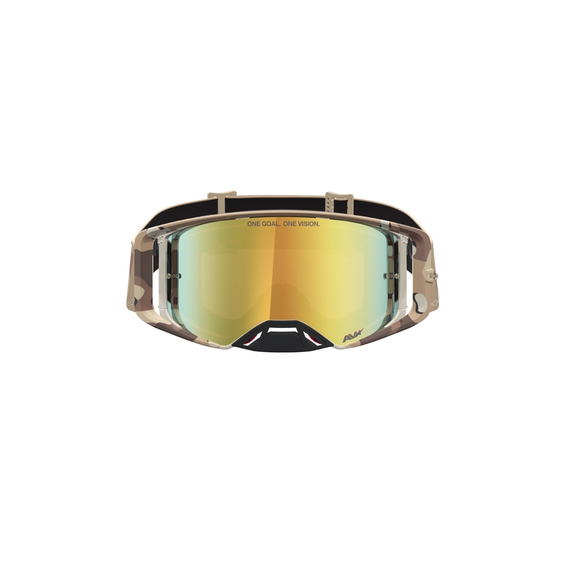 Motokrosové brýle Alpinestars Supertech Lone pískové camo