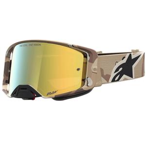 Motokrosové brýle Alpinestars Supertech Lone pískové camo