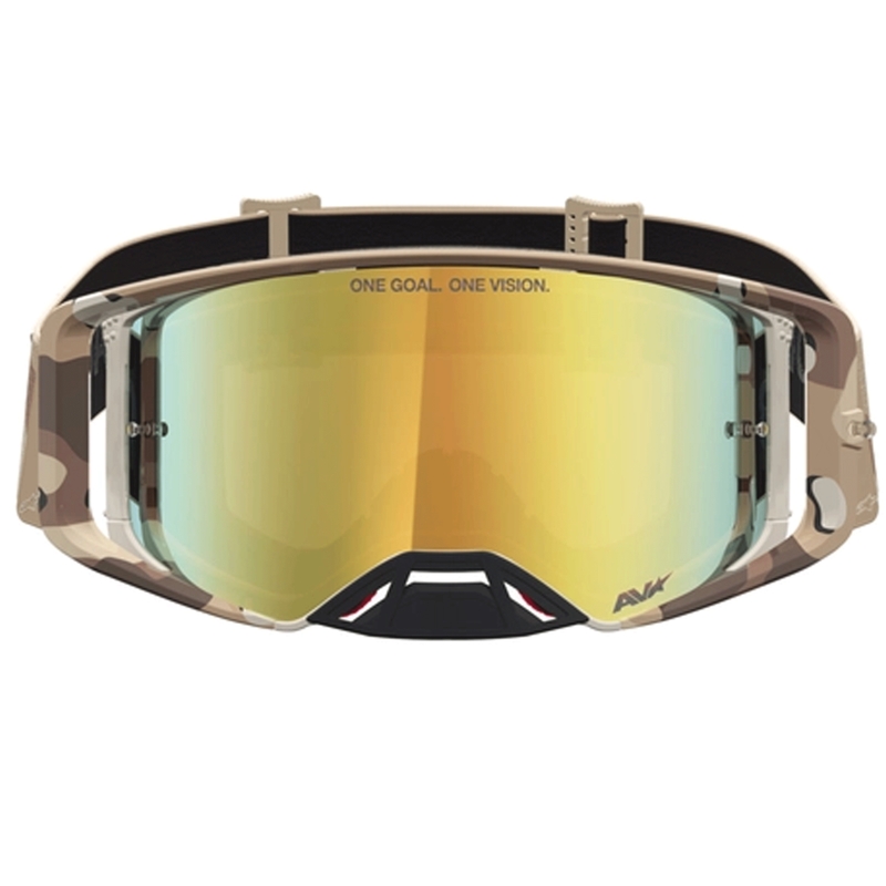 Motokrosové brýle Alpinestars Supertech Lone pískové camo
