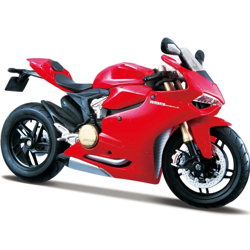Model motorky Maisto Ducati 1199 Panigale 1:12 červený