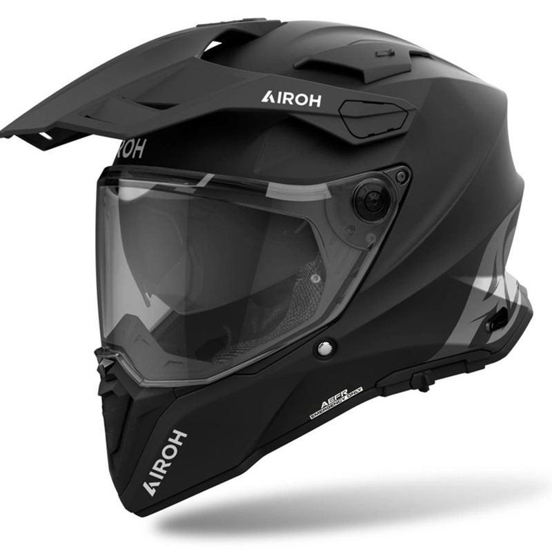 Enduro helma Airoh Commander 2 Color matná černá - II. jakost
