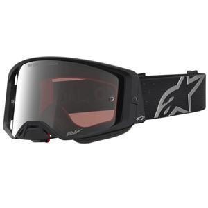 Motokrosové brýle Alpinestars Supertech Vesta matně černo-stříbrné