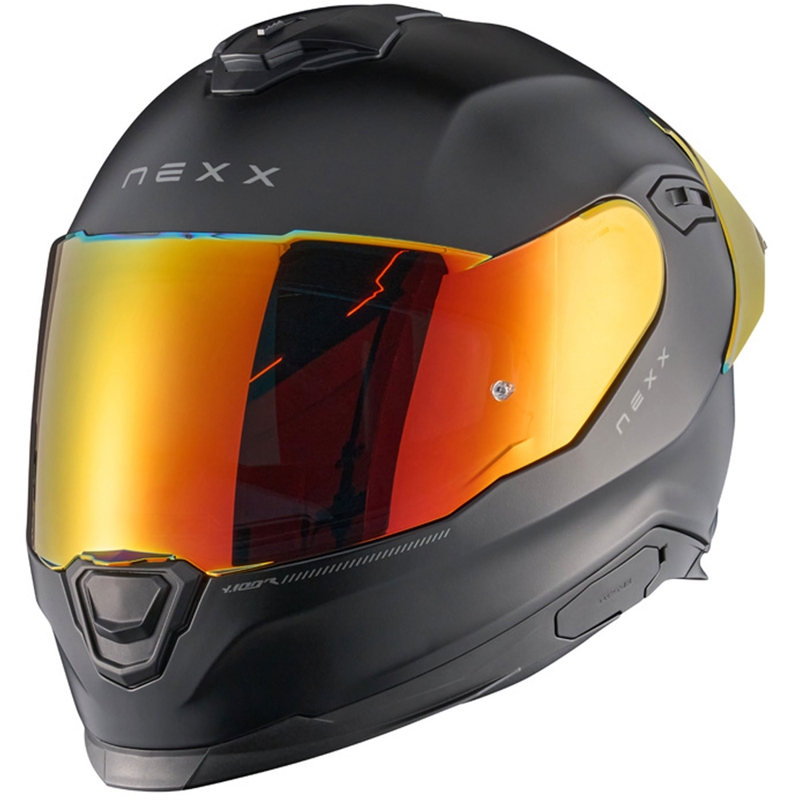 Integrální helma na motorku NEXX Y.100R Subsonic matná černo-červená - II. jakost výprodej