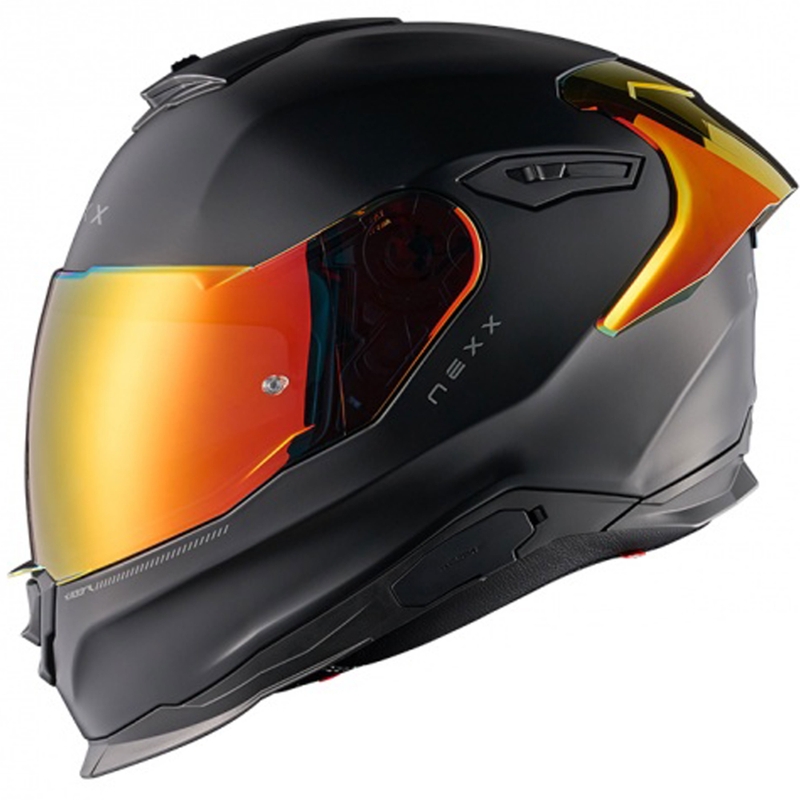 Integrální helma na motorku NEXX Y.100R Subsonic matná černo-červená - II. jakost výprodej