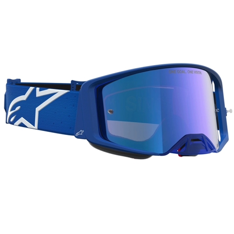 Motokrosové brýle Alpinestars Supertech Vesta modro-bílé