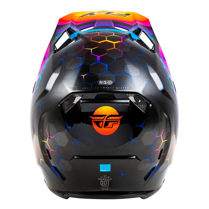 Motokrosová helma FLY Racing Formula CC Tektonic černo-žluto-růžová - II. jakost