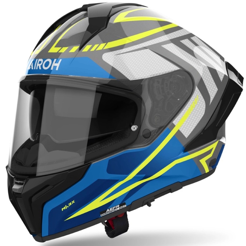 Integrální helma na motorku Airoh MATRYX Rider lesklá modrá