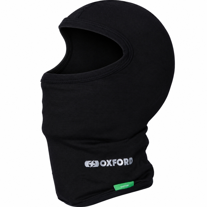 Kukla na motorku Oxford Balaclava Bavlna černá