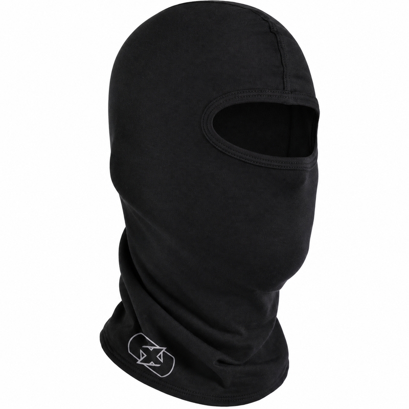 Kukla na motorku Oxford Balaclava Deluxe Merino vlna černá