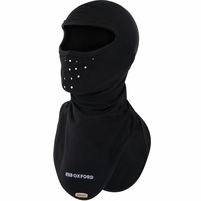 Kukla na motorku Oxford Balaclava Deluxe Micro Fleece černá