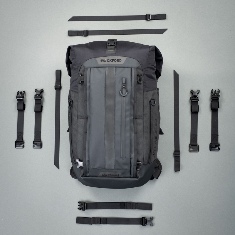 Moto brašna Oxford Atlas B-20 Advanced Backpack 20 l šedá - II. jakost