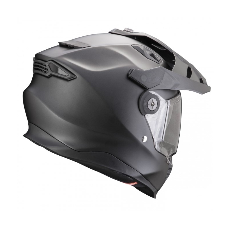 Enduro přilba na motorku SCORPION ADF-9000 AIR Solid perleťově černá matná - II. jakost