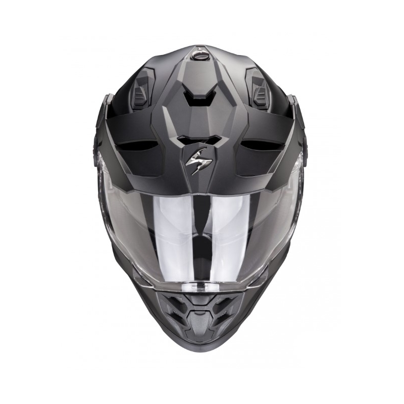 Enduro přilba na motorku SCORPION ADF-9000 AIR Solid perleťově černá matná - II. jakost