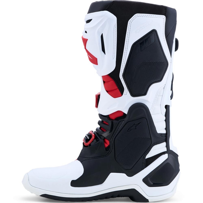 Motokrosové boty Alpinestars TECH 10 bílo-černo-červené
