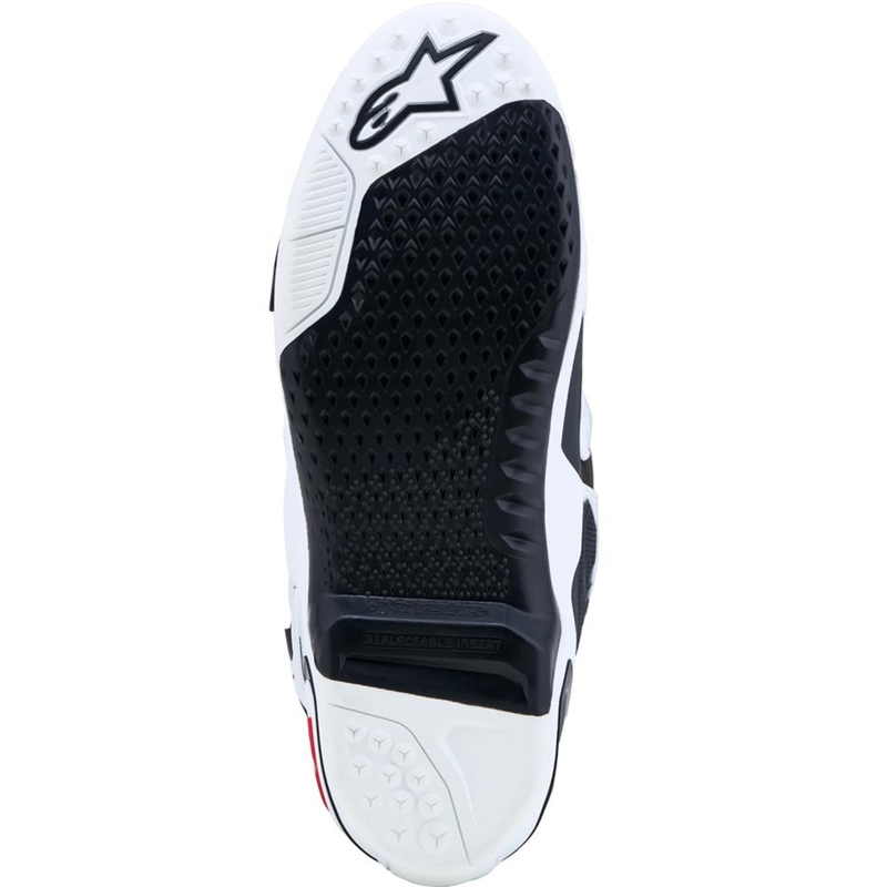 Motokrosové boty Alpinestars TECH 10 bílo-černo-červené