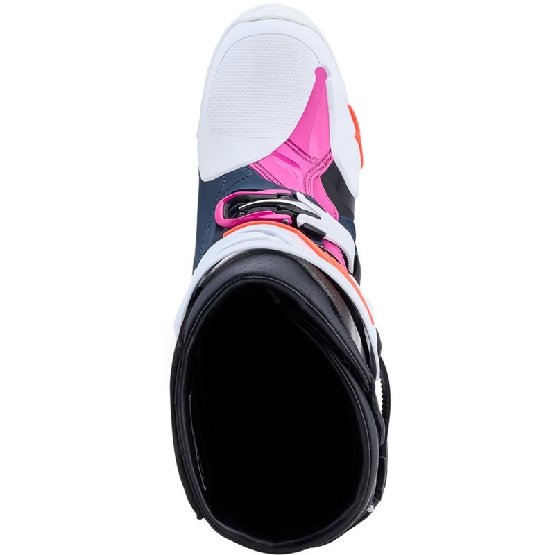 Motokrosové boty Alpinestars TECH 10 Supervented tmavě modro-bílo-černo-fialové