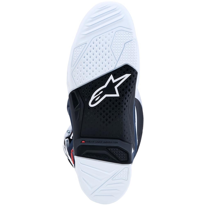 Motokrosové boty Alpinestars TECH 7 fialovo-bílo-tmavě modro-fluo červené