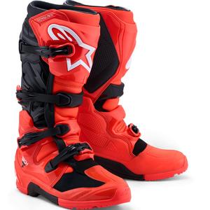 Boty na motorku Alpinestars TECH 7 Enduro fluo červeno-černé