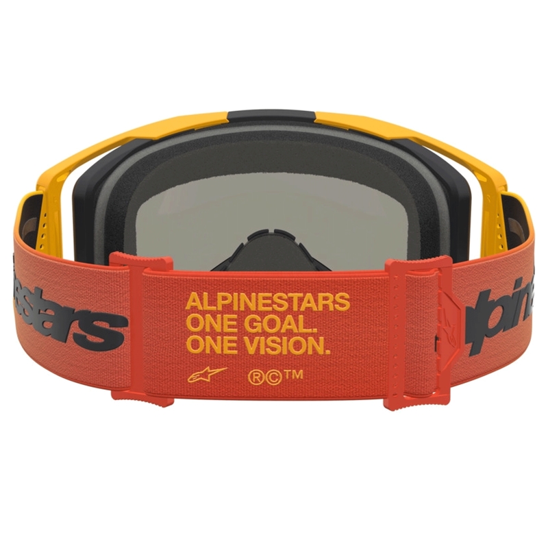 Motokrosové brýle Alpinestars Vision 8 Amber žluto-červeno-černé