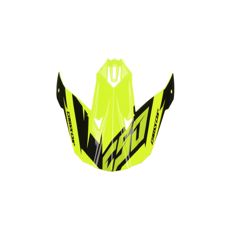 Kšilt pro přilbu Cassida Cross Cup Two černo-šedo-fluo žlutý