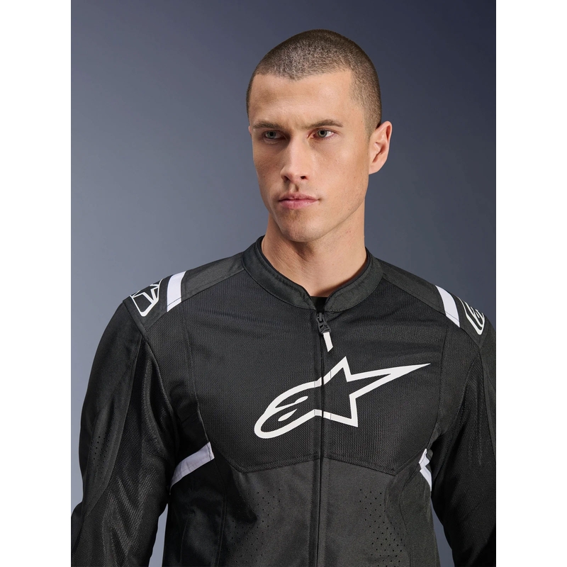 Bunda na motorku Alpinestars T-SPS Air V2 černo-bílá