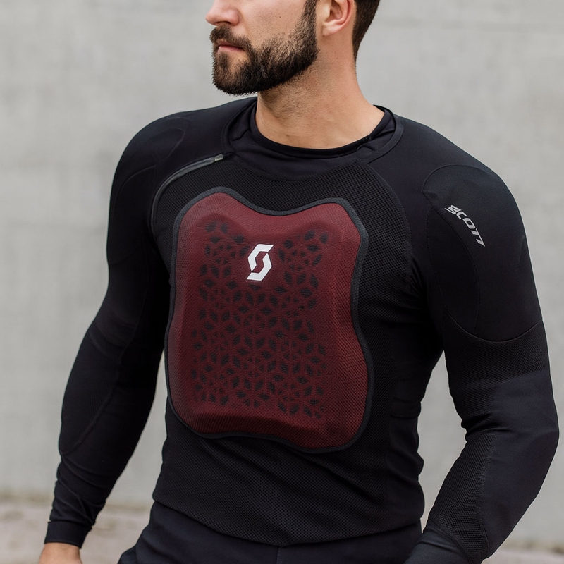 Chránič těla SCOTT Softcon Air černo-šedý