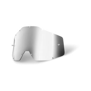 Stříbrné chrom plexi pro dětské brýle 100% Accuri/Strata