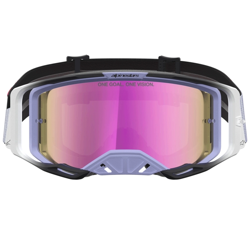 Motokrosové brýle Alpinestars Vision 8 Maven levandulovo-černé