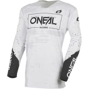 Motokrosový dres O'Neal Mayhem Paint bílo-černý