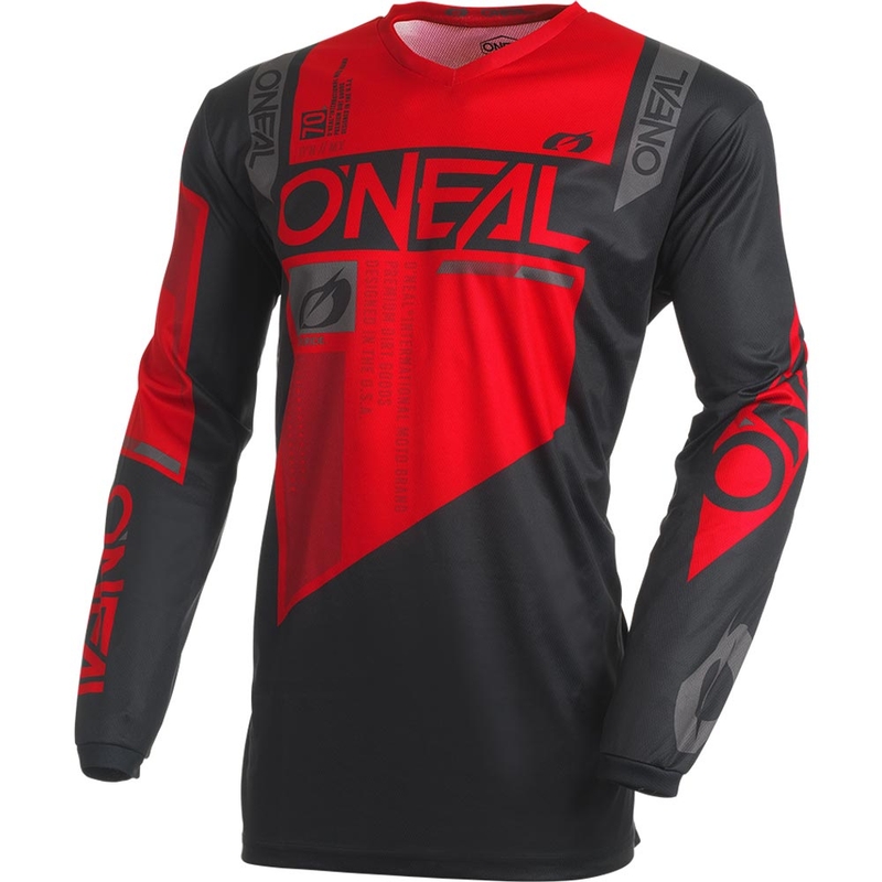 Motokrosový dres O'Neal Element Factor černo-červený
