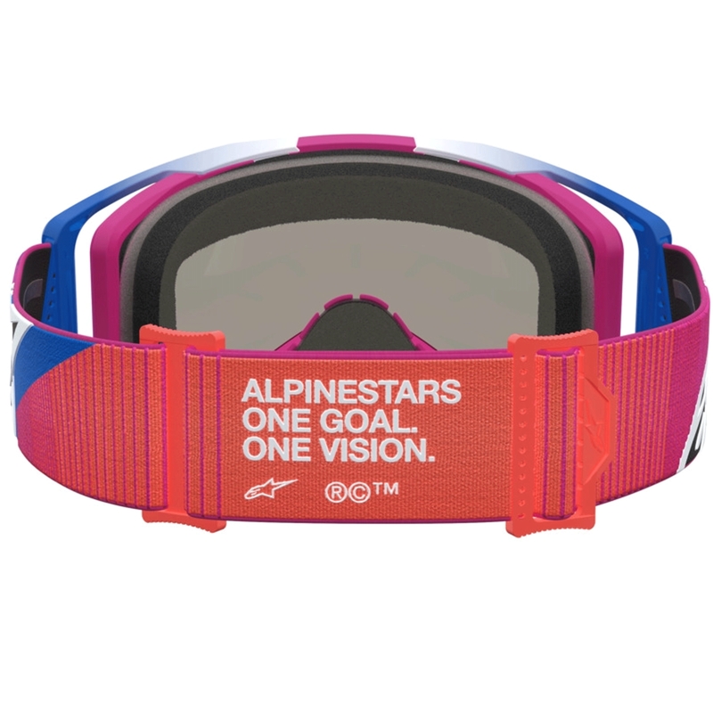 Motokrosové brýle Alpinestars Vision 8 Maven červeno-černé