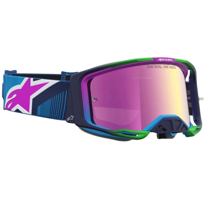 Motokrosové brýle Alpinestars Vision 8 Maven modro-fialové