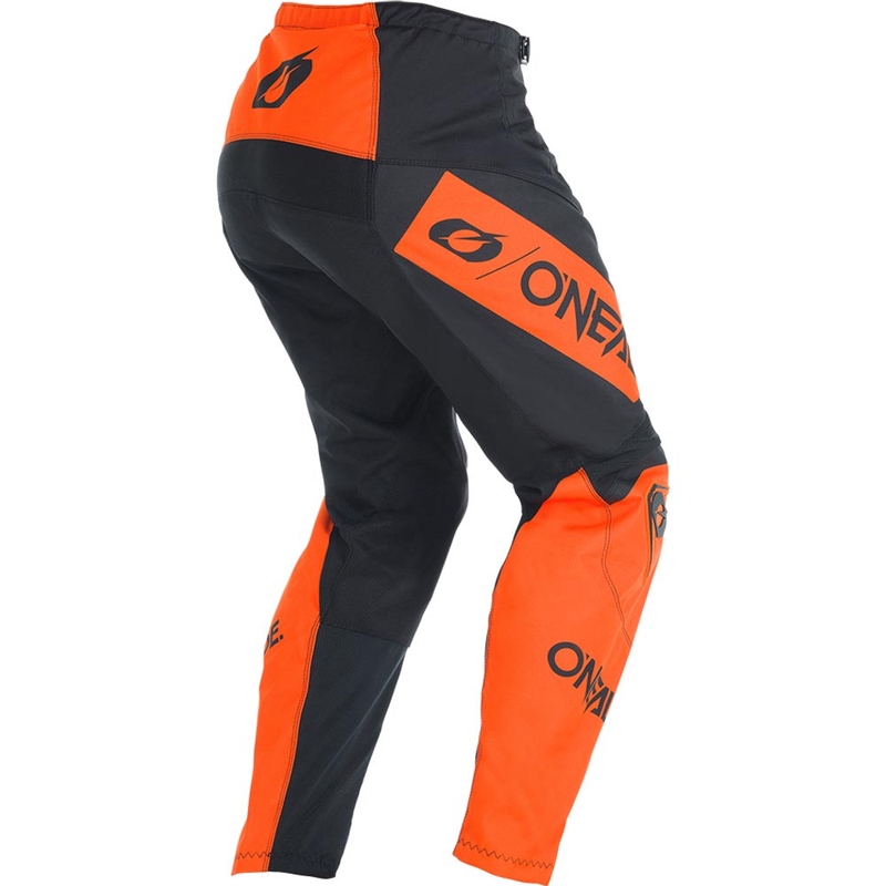 Motokrosové kalhoty O'Neal Element Racewear černo-oranžové