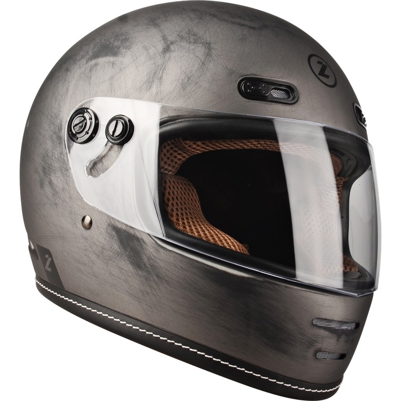 Integrální přilba na motorku Lazer Oroshi Cafe Racer černo-hnědá výprodej