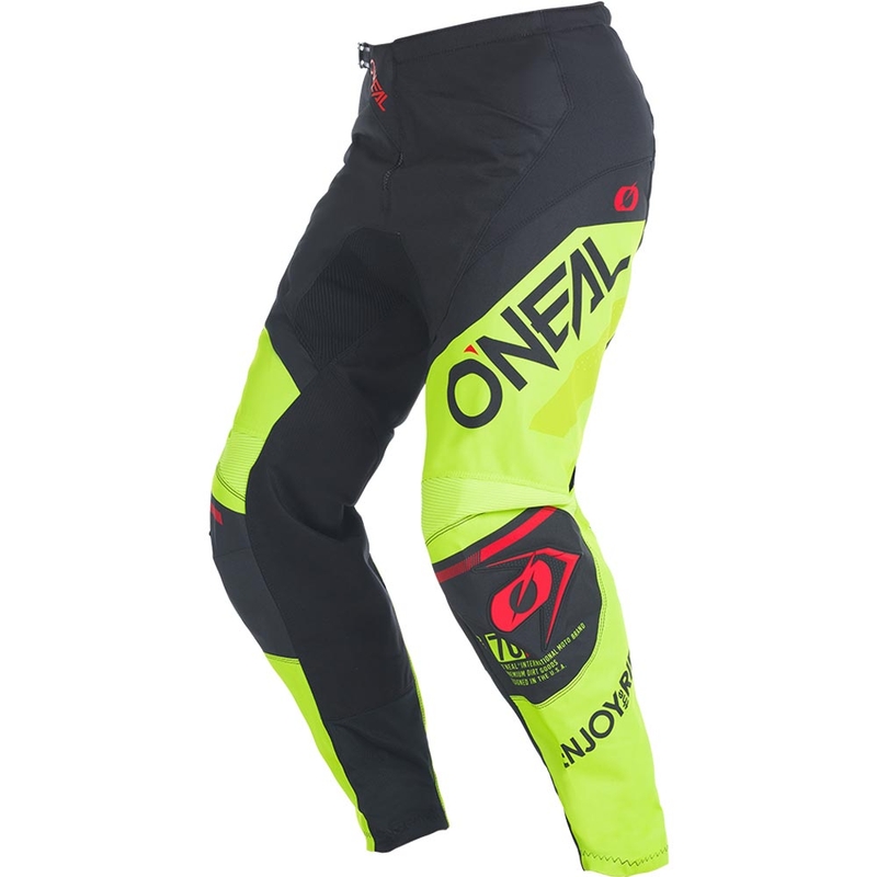 Motokrosové kalhoty O'Neal Element Factor černo-neonově žluté