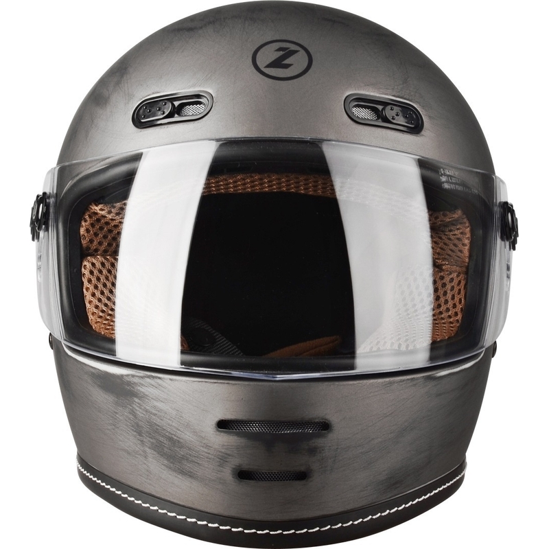 Integrální přilba na motorku Lazer Oroshi Cafe Racer černo-hnědá výprodej
