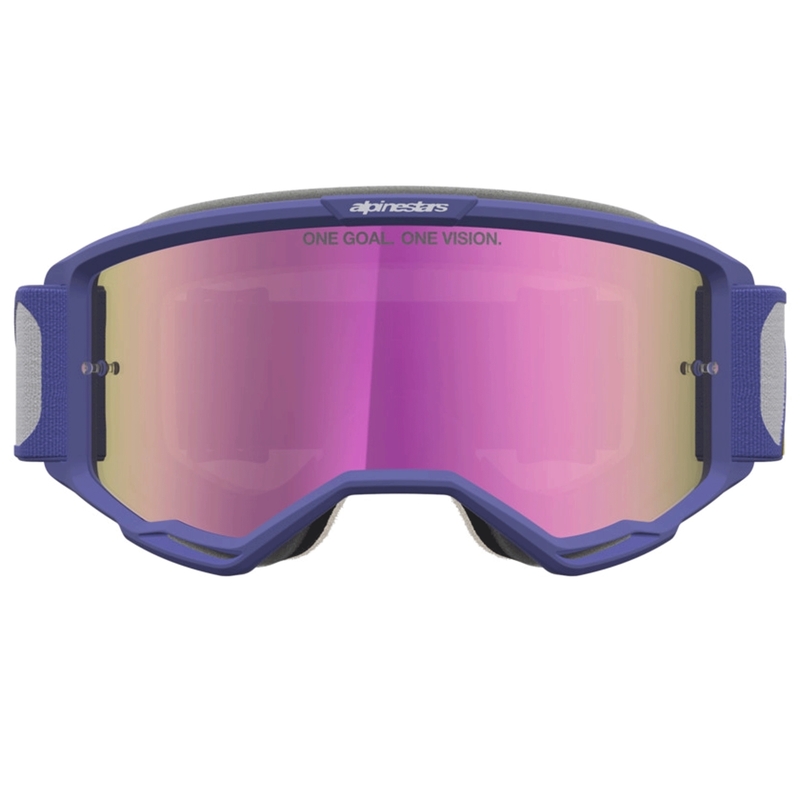 Motokrosové brýle Alpinestars Vision 5 Drag červeno-fialové